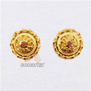 916 Hallmarked Plain Gold Keri Buti