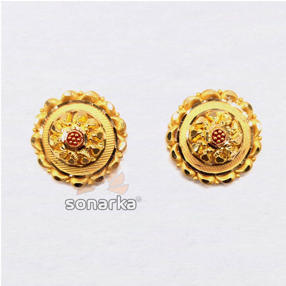 916 Hallmarked Plain Gold Keri Buti