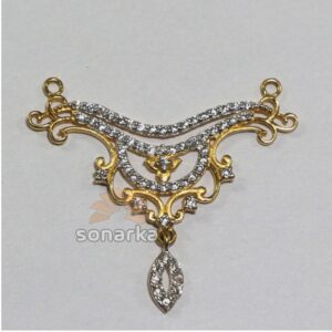 american Diamond 916 Gold Mangalsutra Pendants