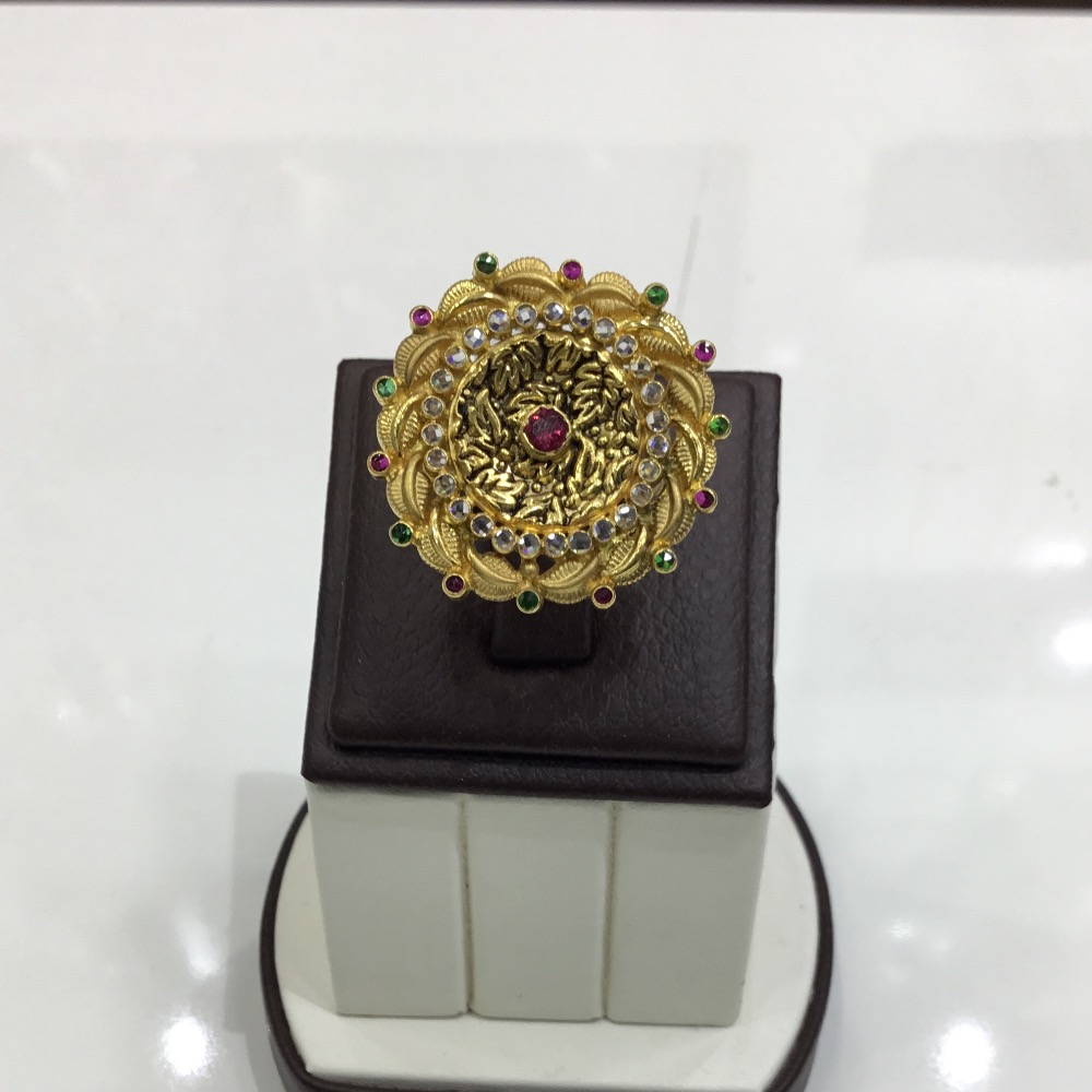 22KT Gold Antique Ladies Rings