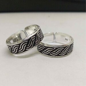 925 Sterling Silver  band  Oxidize  Bichhiya For Women