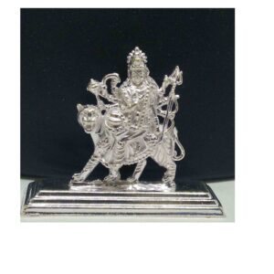 Silver jagat janani maa vaishno devi murti for pooja