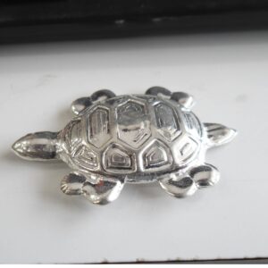 pure  silver  tortoise  For  vastu / gifting purpose
