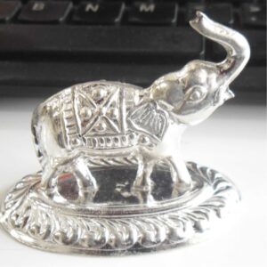 Silver Elephant For Pooja / vastu / gifting purpose