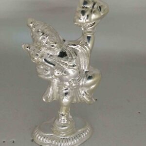 Silver shree ram bhakt  bajrangbali  with hill   murti for pooja