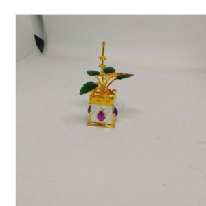 silver gold plated  small tulsi  plants  for gift / pooja