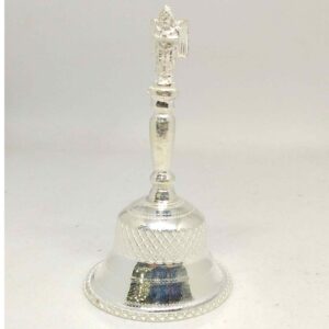 Silver Ghanti /  pooja bell  For Home Temple Use  pooja