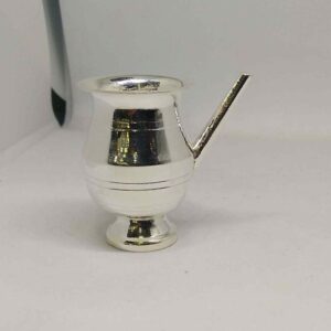 Silver   small loti seva jaari  for pooja home temple