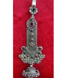 Silver Antique Colour Stone Quick Designer Juda For Ladies