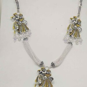 silver traditional wedding double line juda for ladies
