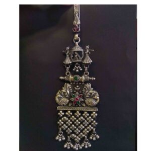 Silver dulhan doli designer waist keychain juda for ladies