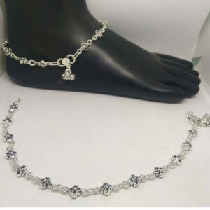 925  silver oxidised  designers  payal
