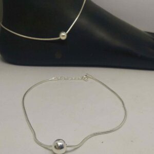 925   silver  delicate simple  chain   payal / anklet for girls