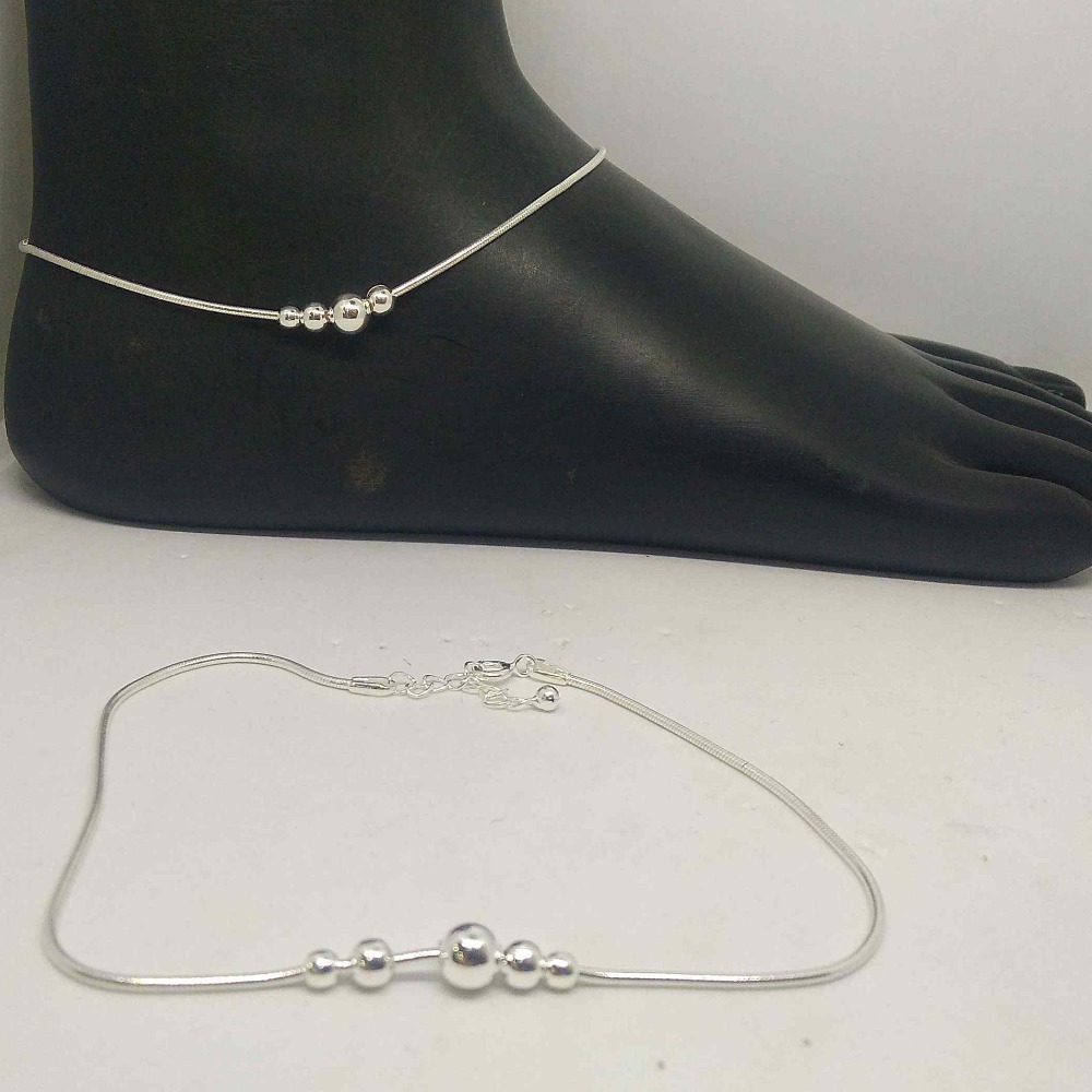 925  stering Silver Delicate  Designer Payal / Anklet For girls