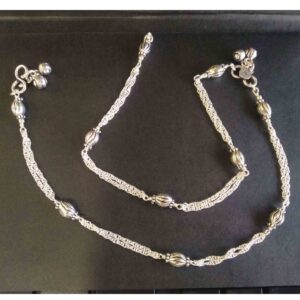 925  sterling Silver    disgnear oxidiese  Payal / Anklet For girls