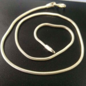 925 sterling Silver Delicate Plain chain Payal / Anklet For Women