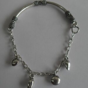 925 stering Silver Delicate  Antique Payal / Anklet For Women