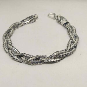 925 sterling Silver Oxidize Premium Collection Bracelet For Men