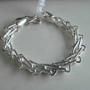 Silver   daily wear  / casual gents bracelet