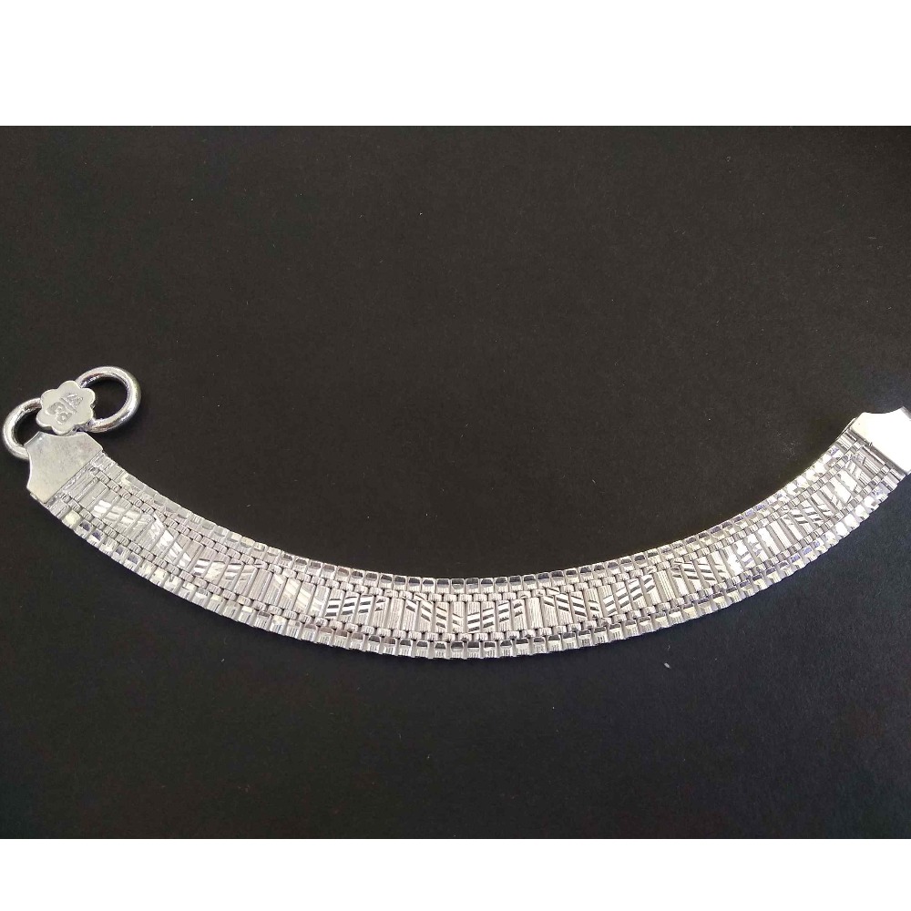 Silver daily wear gents bracelet