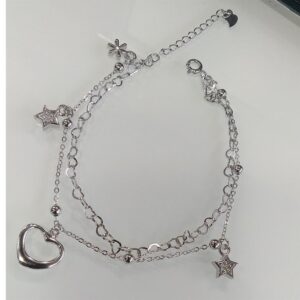 925 sterling silver casual wear charm bracelet for ladies