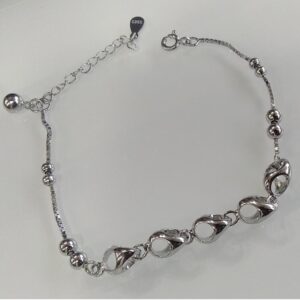 925 sterling silver casual wear  bracelet for ladies
