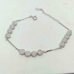 925 sterling silver  cZ diamond  bracelet