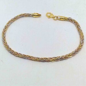 925 sterling silver  Rose Gold Plated   bracelet