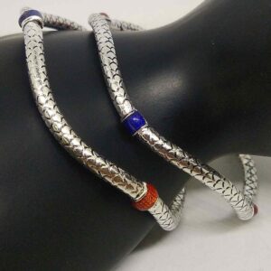 925 sterling silver oxidised designer bangles