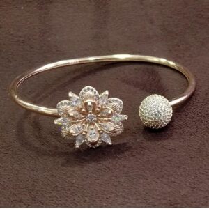 925 sterling silver  Rose Gold Plated   bracelet / kada