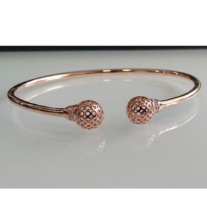 925 sterling silver rose gold plated bracelet /kada