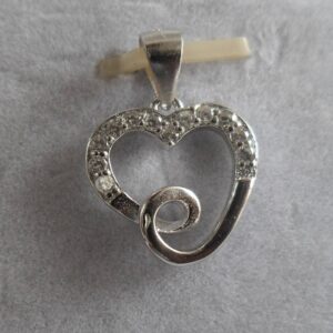 925 sterling silver diamond pendants