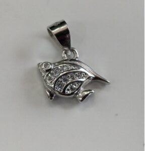 925 sterling silver fancy diamond pendants