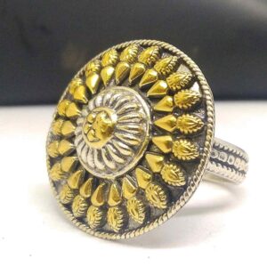 925 sterling silver designer adjustable Ring  for ladies