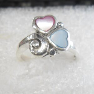 925 sterling silver mother of pearl design Ring