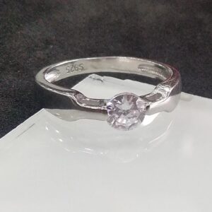 925 sterling silver single diamond Ring for men