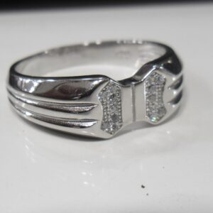 925 sterling silver diamond Ring FOR MEN