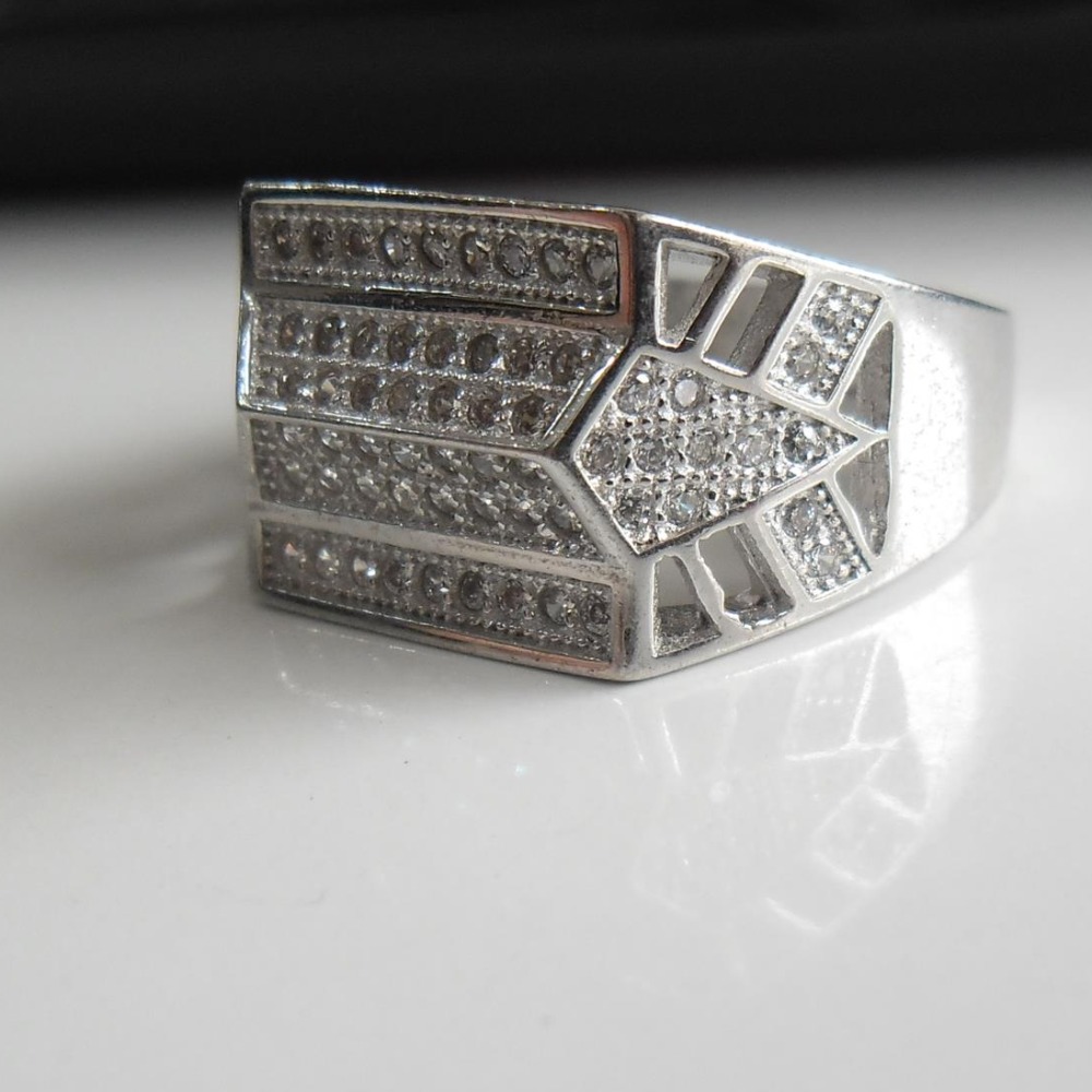 925 sterling silver diamond Ring