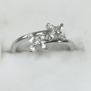925 sterling silver diamond ring