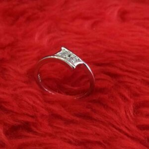925 sterling silver diamond Ring for ladies