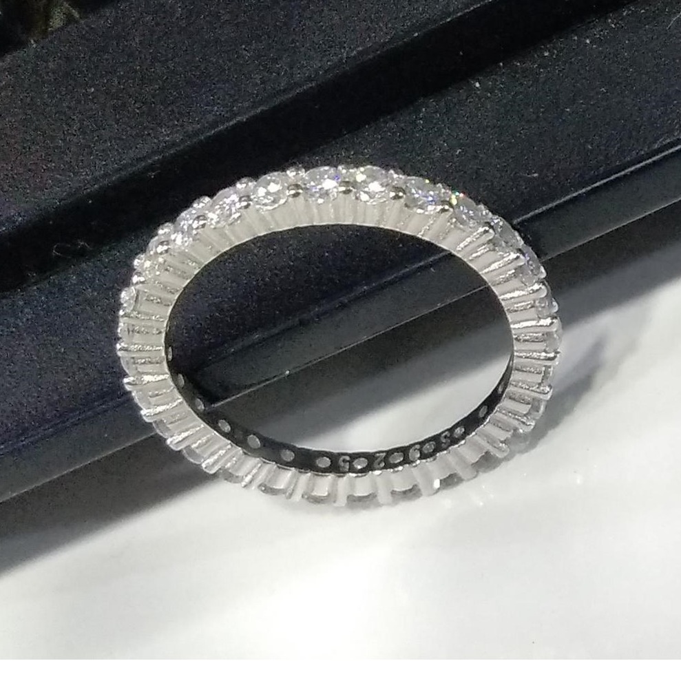 925 sterling silver diamond ring