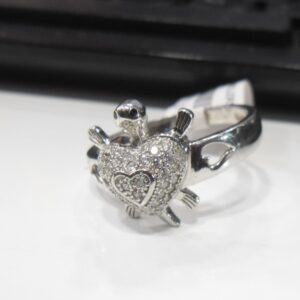 925 sterling silver tortoise ring