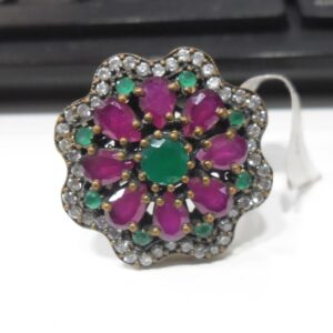 925 sterling silver cocktail ring for ladies