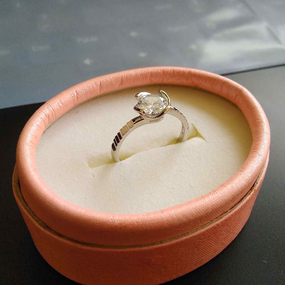 925 sterling silver dimond ring for ladies LRS0517