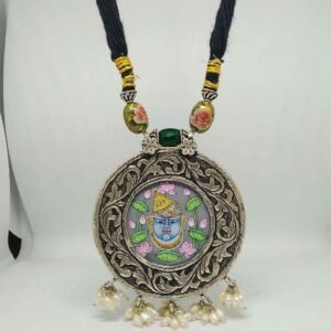 925 sterling silver Traditional Antique pendant set for women STS0002