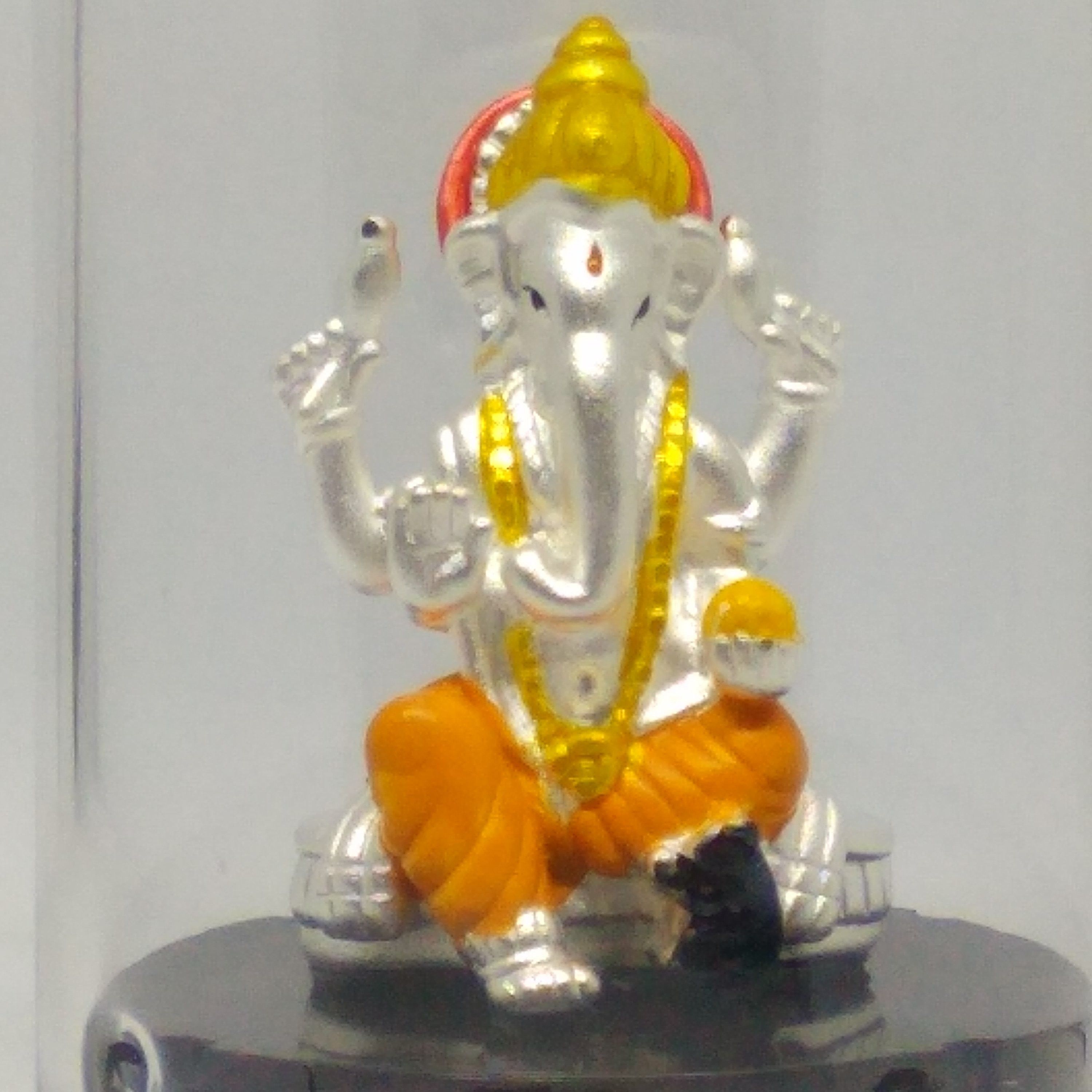 999 silver ganeshji murti
