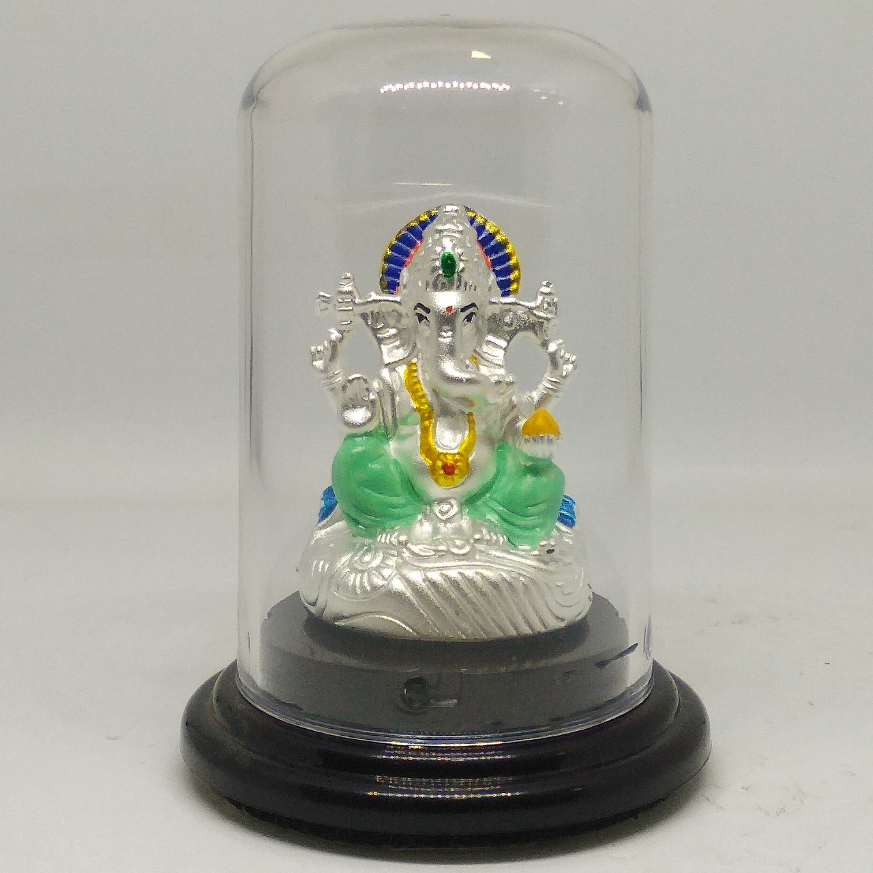 999 silver ganeshji murti