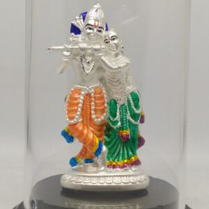 999 silver radhe krishana murti
