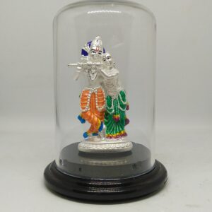 999 silver radhe krishana murti