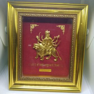 24kt gold leaf small ambe mataji frame